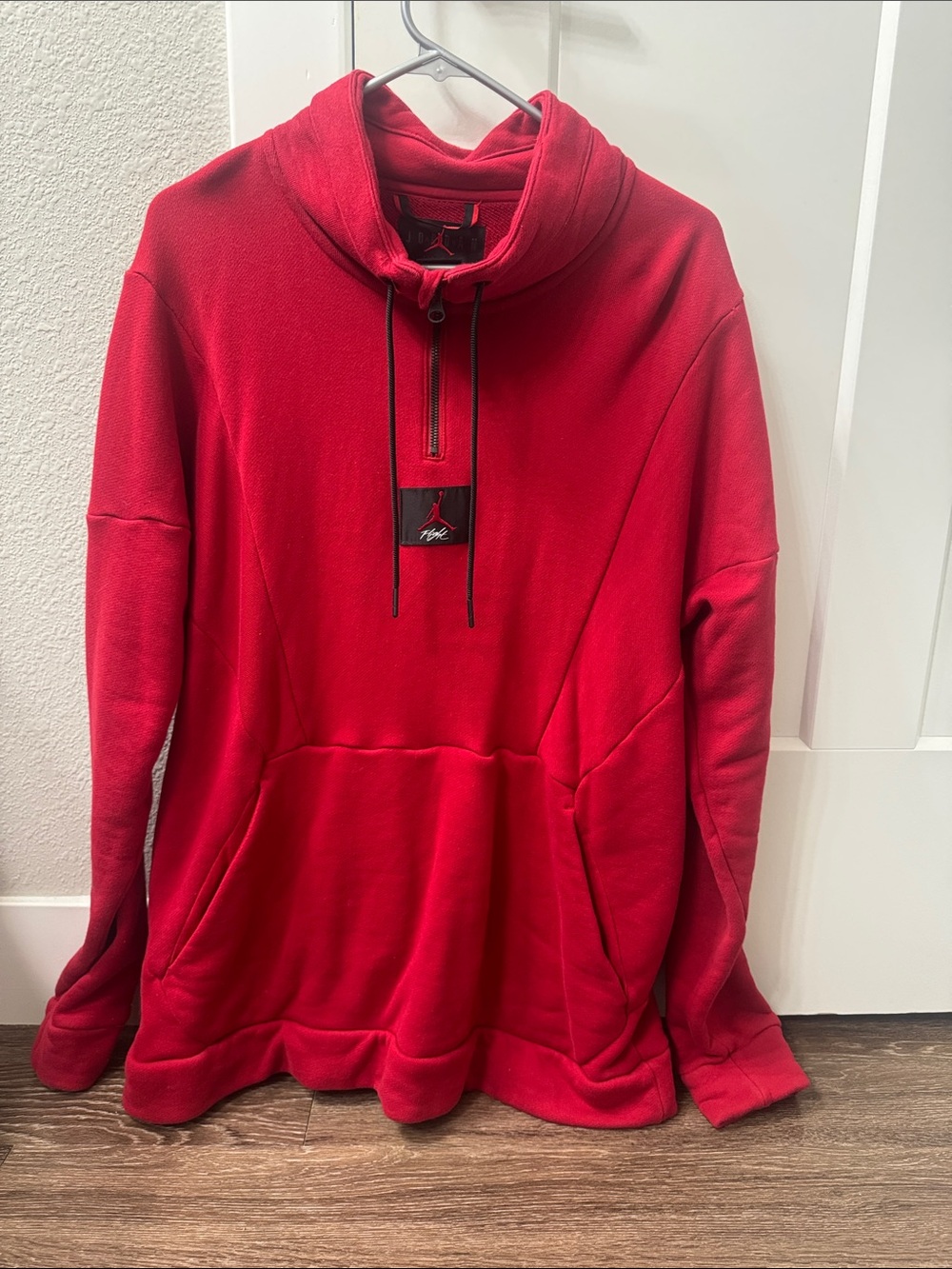 Jordan Red Pullover Sweater - Men's Red Fleece Sweatshirt
